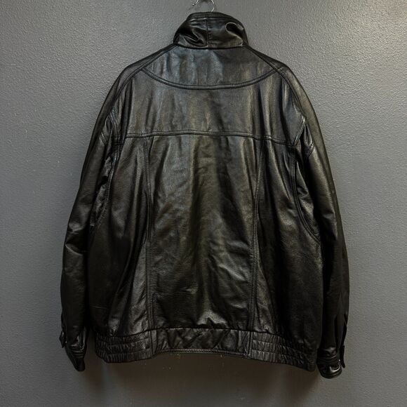 Wilsons XXXL men’s black leather jacket with Thinsulate wool fleece lining - Picture 6 of 13